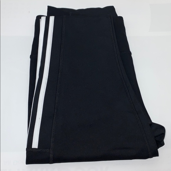 adidas Ladies' 7/8 Active Tight Legging, 3-Stripe - Picture 9 of 14